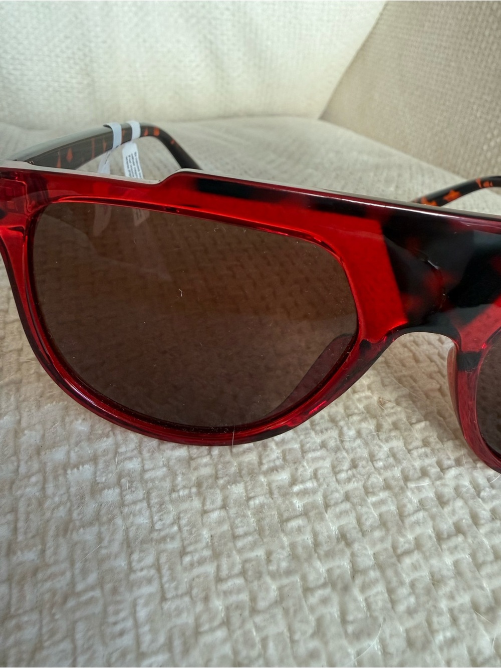 I-Sea Anthropologie Flat-Top Aviator Polarized Sunglasses Tortoiseshell - Picture 7 of 8